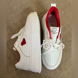 Super cute and comfortable heart shoes!